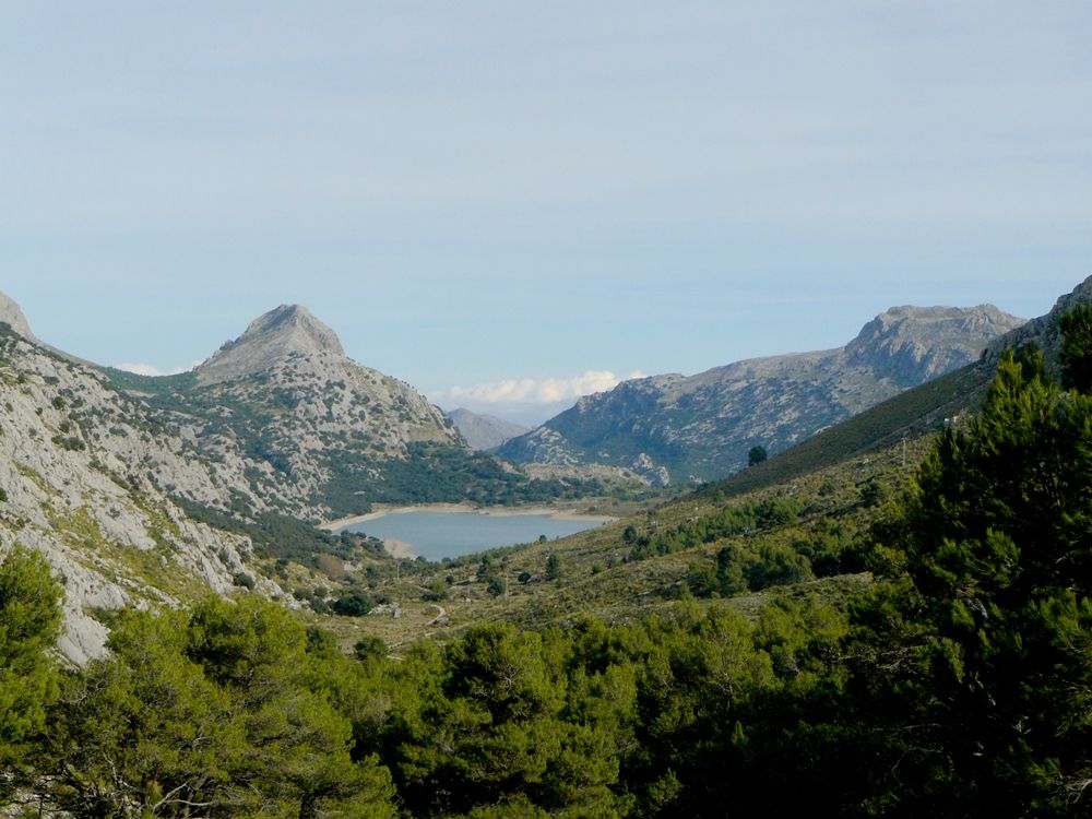 Vue sur le lac de Cúber