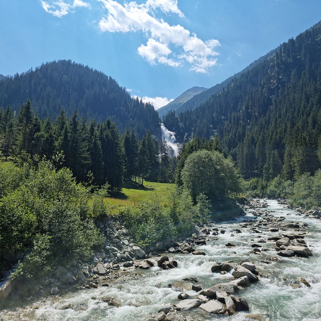 Torrent de la cascade de Krimml