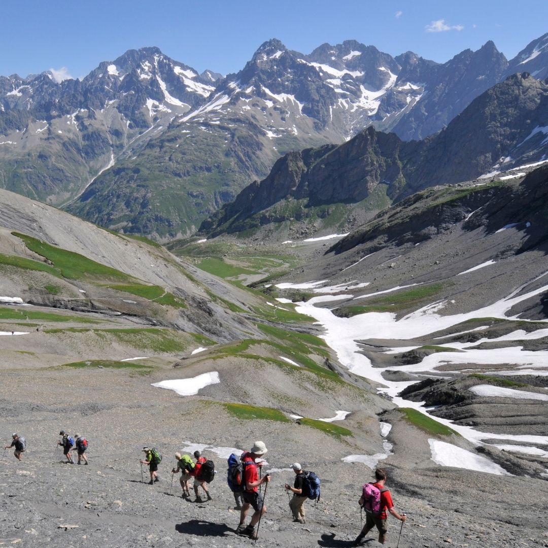 Randonnées dans les Ecrins dans les Alpes