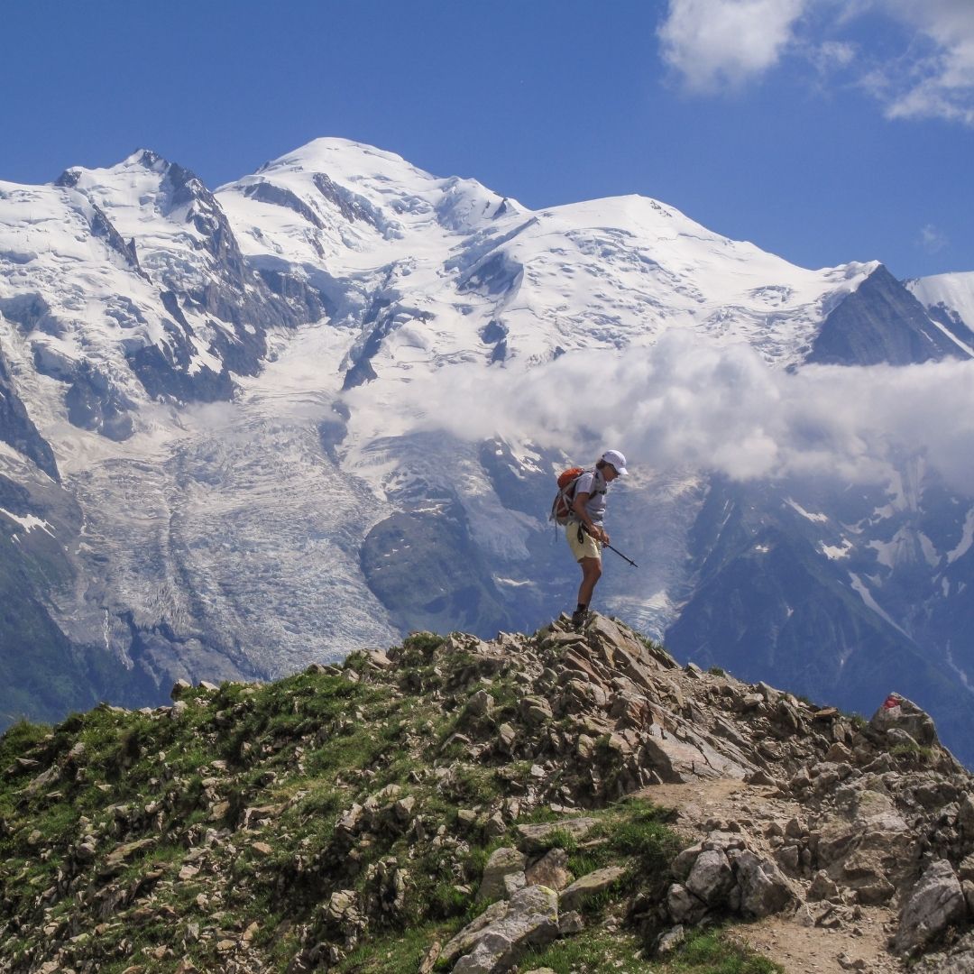 Randonnées dans le massif du Mont Blanc dans les Alpes