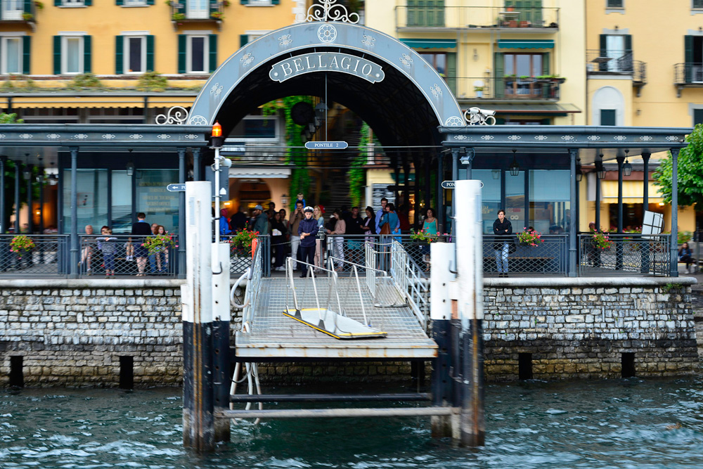 Embarcadère de Bellagio sur la lac de Côme © Jean-Marc Porte