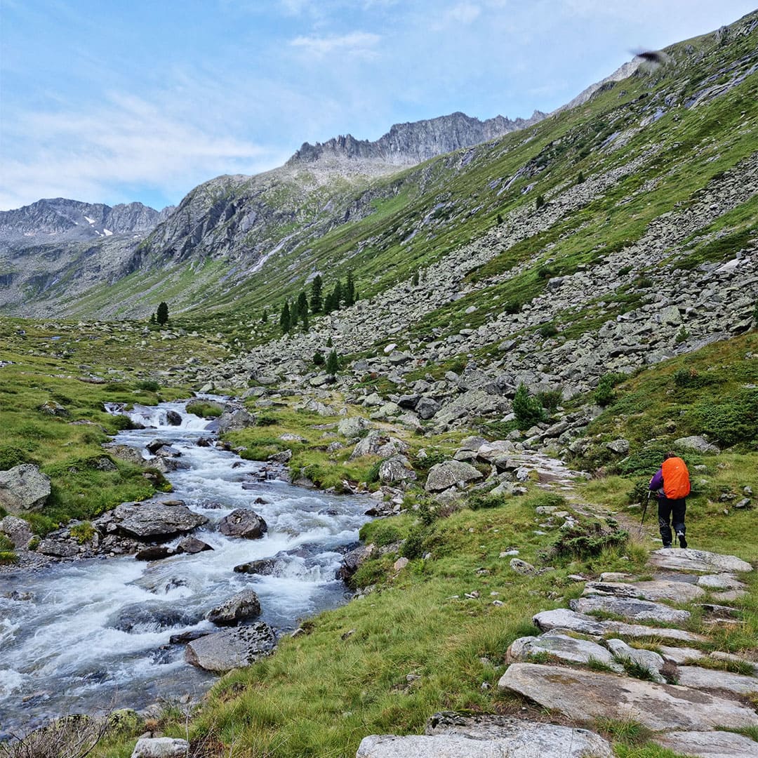 Sentier vers le Krimmltauern 