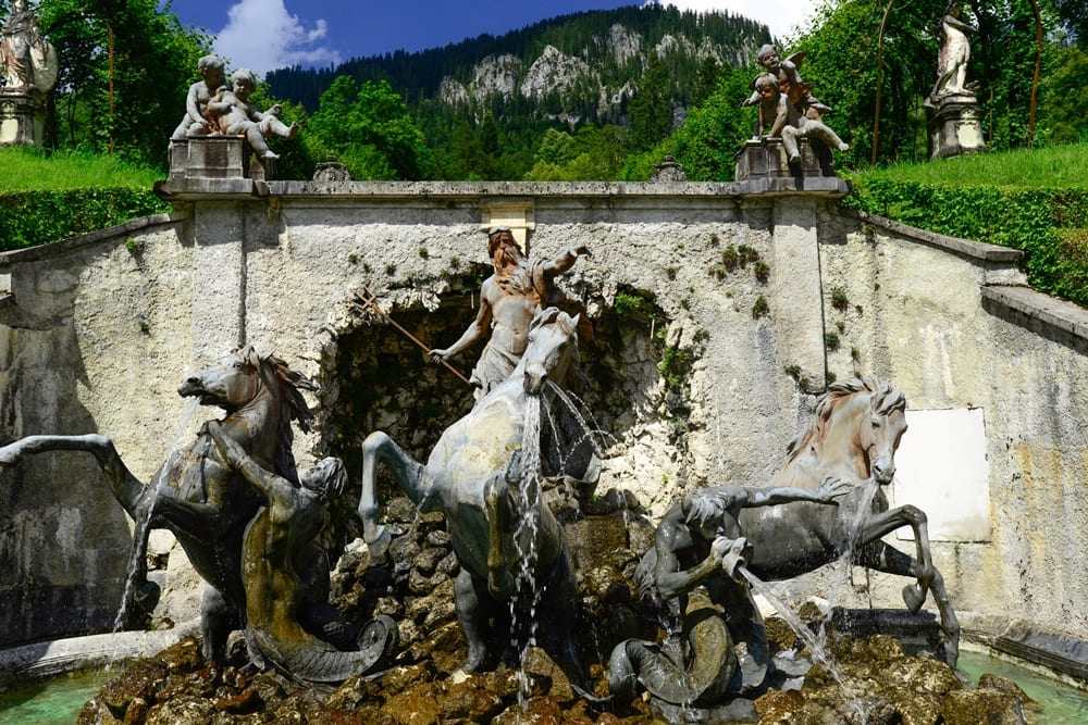 Fontaine du château de Linderhof © Jean-Marc Porte