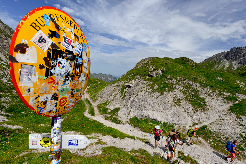 À la frontière entre l’Allemagne et l’Autriche © Jean-Marc Porte