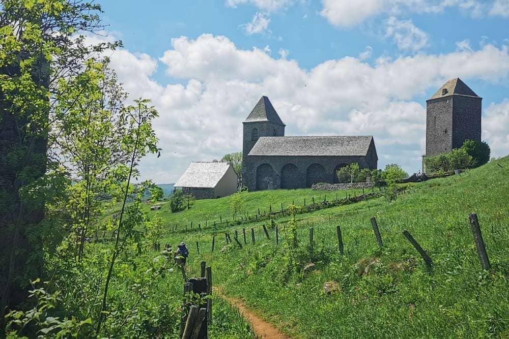 En arrivant sur la Domerie d’Aubrac © Anne-Marie Billault