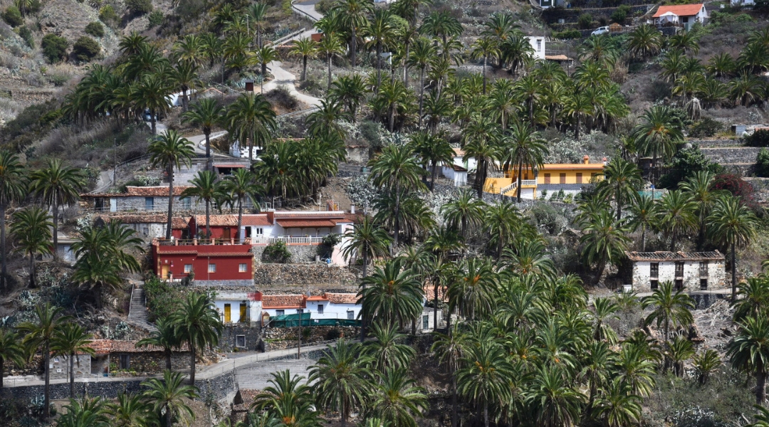 Hermigua et ses maisons colorées