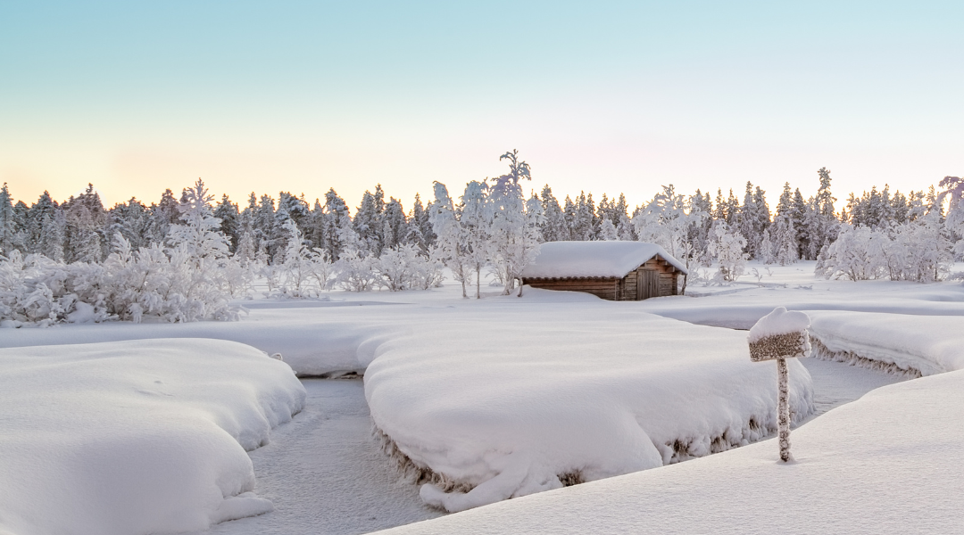 Laponie neige