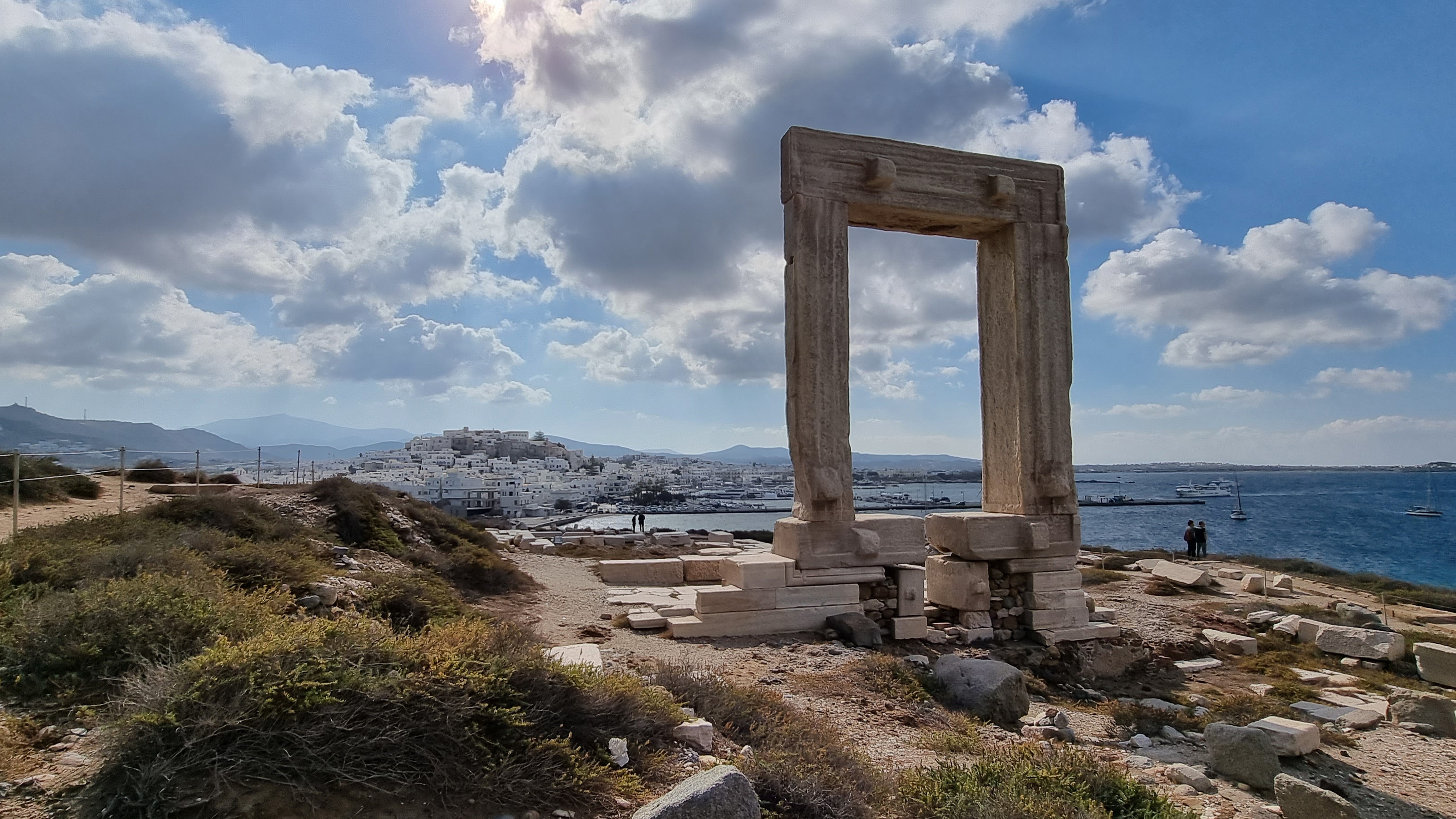 Naxos - Porte d'Apollon © Anne-Marie Billault