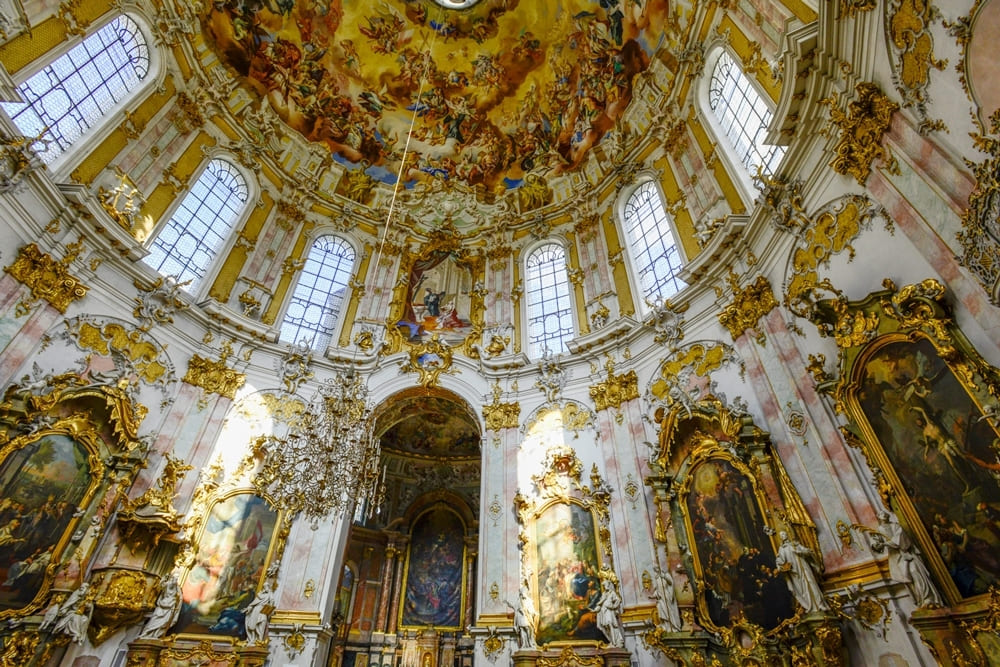 Intérieur de l’abbaye d’Ettal © Jean-Marc Porte