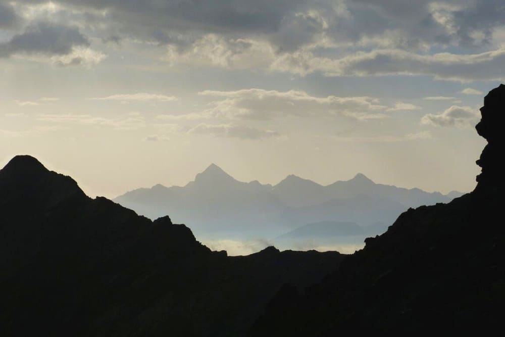 Vue du col sur le tour des Géants © Laurent Comte