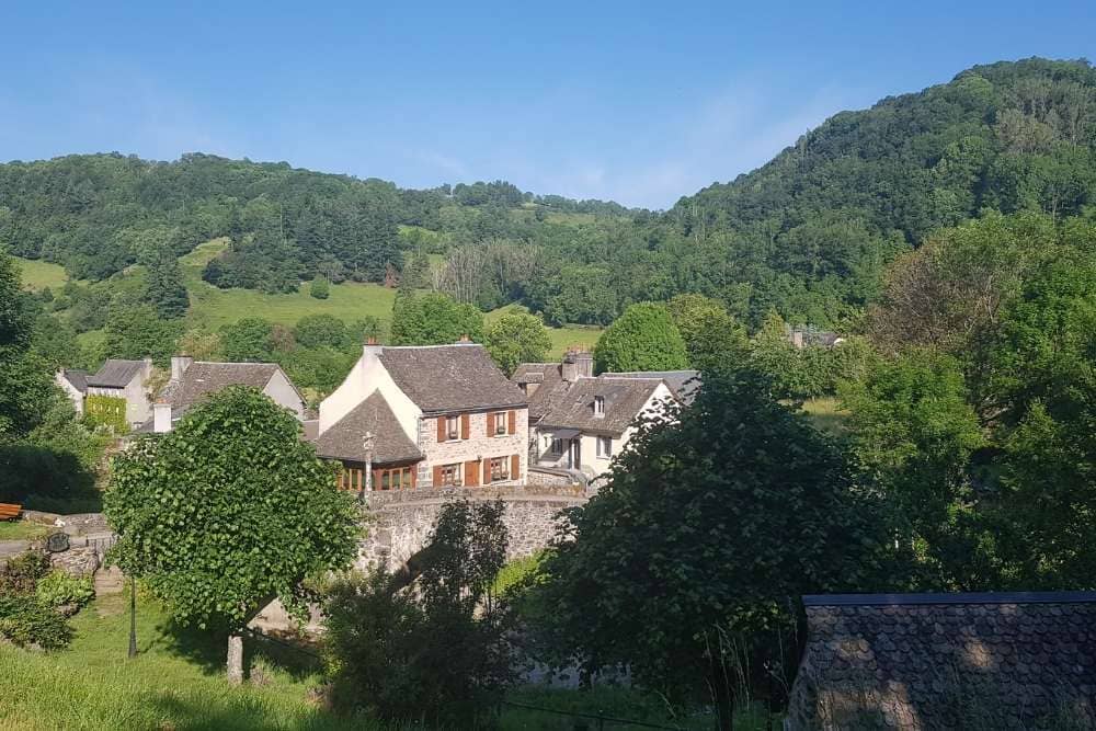 En quittant St Chély d’Aubrac © Anne-Marie Billault