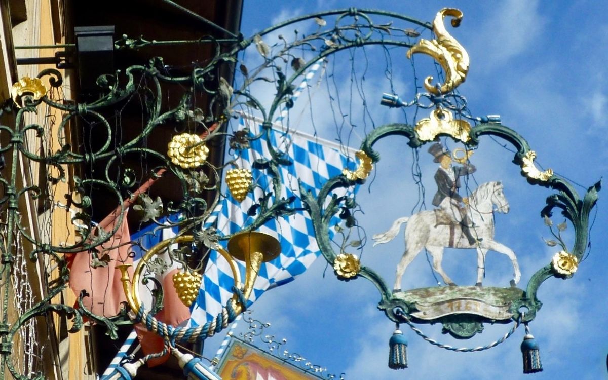 Enseigne traditionnelle à Münich