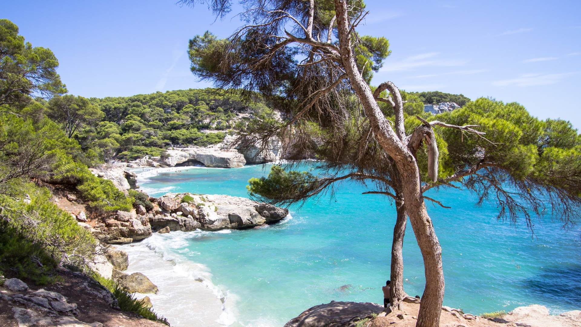 Minorque Cala Mitjana