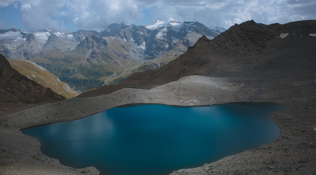 Lac glaciaire du Fond vanoise 