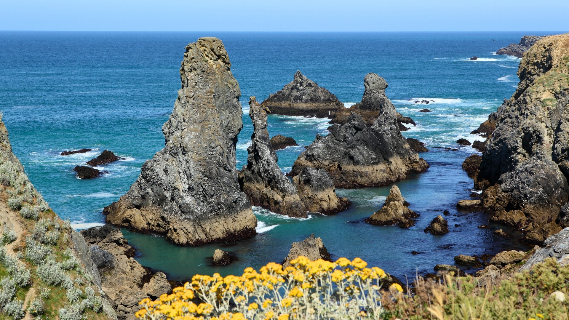 article blog aiguilles de port coton en été belle ile en mer