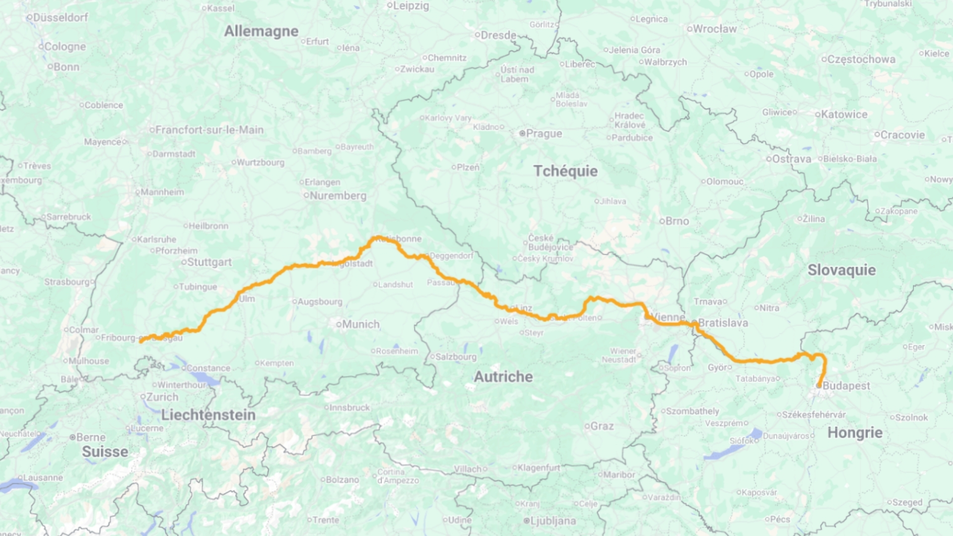 danube de sa source a budapest