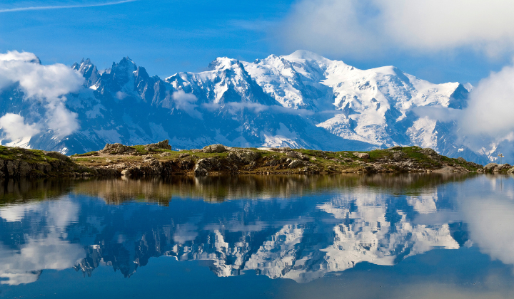 Lac blanc sur le tour du Mont Blanc ©Christian Martelet