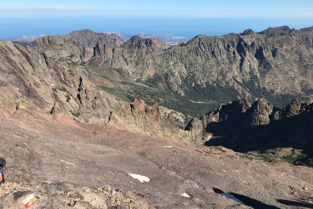 Panorama depuis pointe des éboulis 