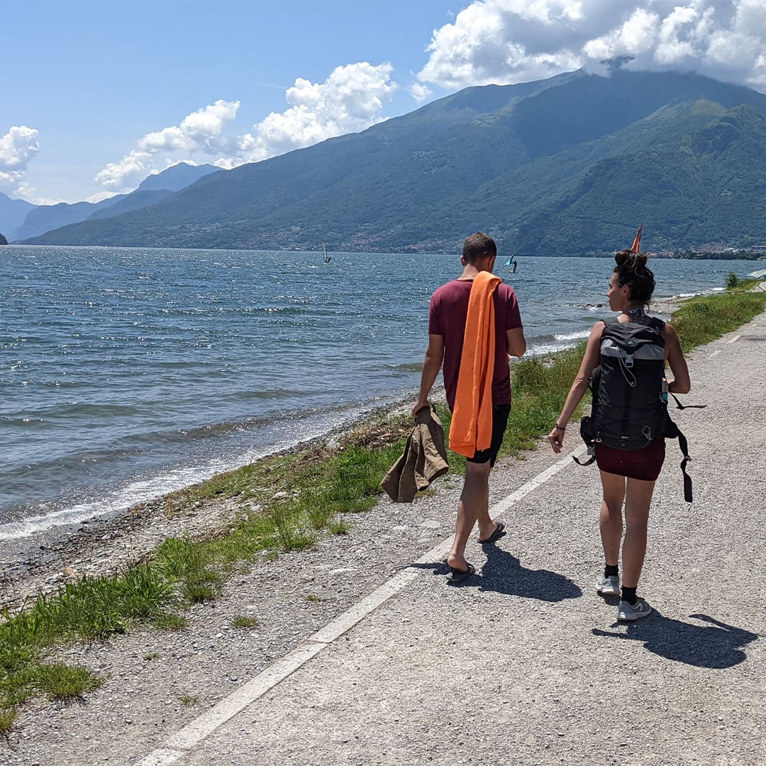 Pause baignade pour finir la journée © Adrien Ozanon