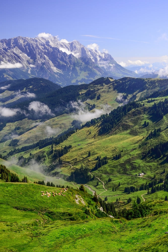 Paysage sur le trek Salzbourg Vérone © Jean Marc Porte