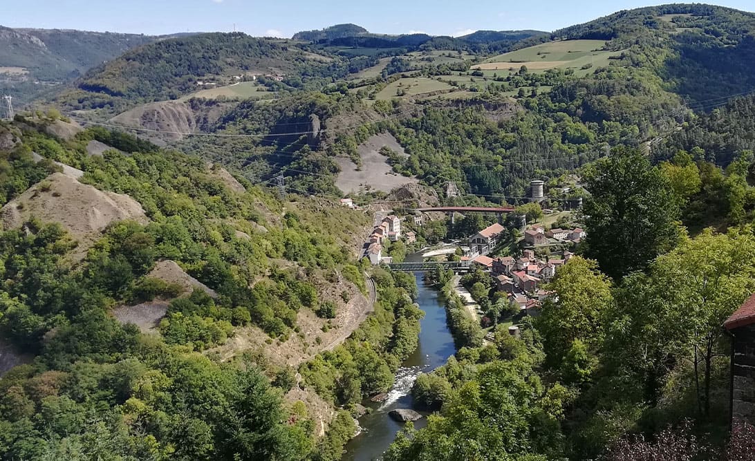 Point de vue Monistrol d'allier et ses gorges © Adrien Ozanon