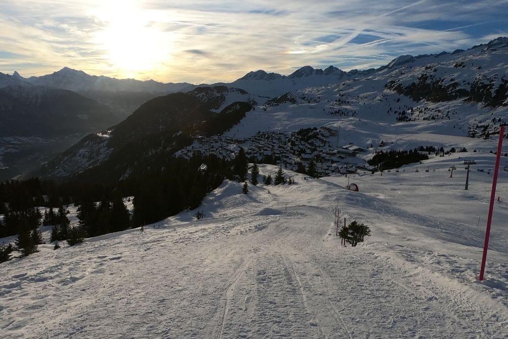 Redescente sur Riederalp © Oriane Tempé