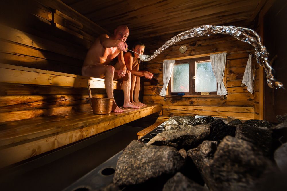 Se détendre dans un sauna