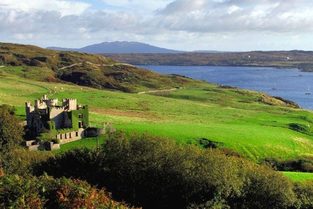 Le château de Clifden dans le Connemara