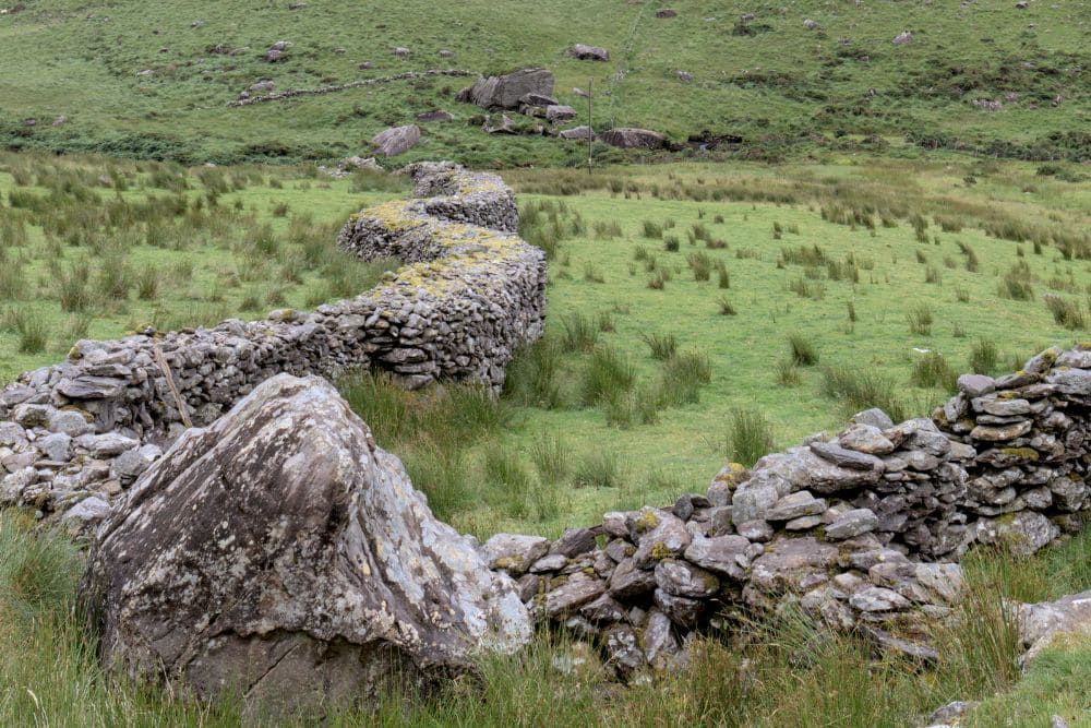 Muret de pierre Irlande © Dominique Boyer
