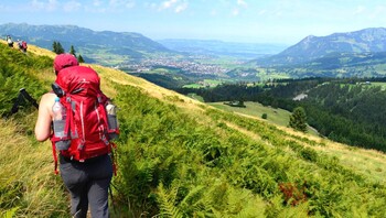 Randonneurs de Munich au lac de Côme