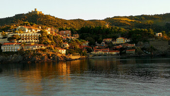 Vue sur Collioure depuis la mer