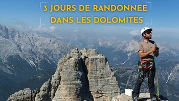 3 jours en randonnée itinérante dans les Dolomites