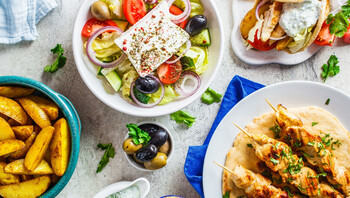 Image de partage les spécialités grecques à absolument déguster