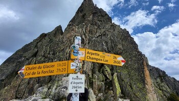 TMB La variante de la Fenêtre d'Arpette