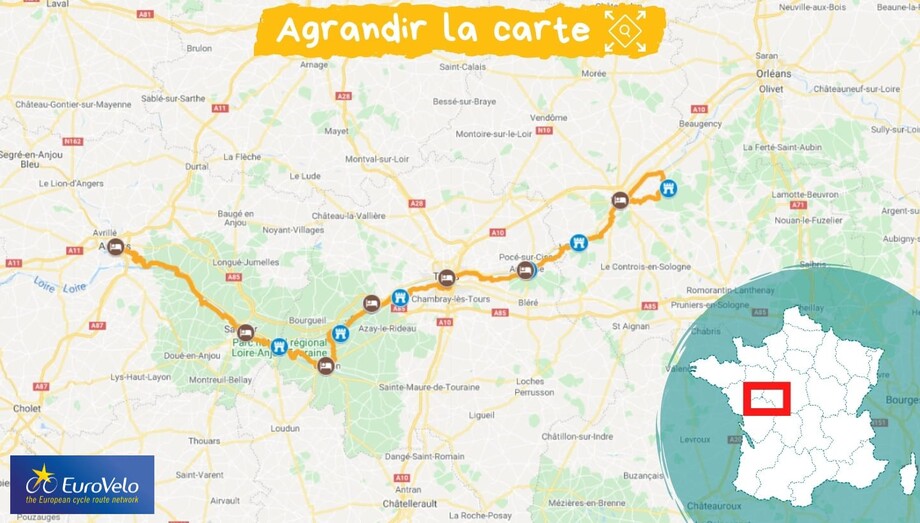 carte loire à vélo blois angers