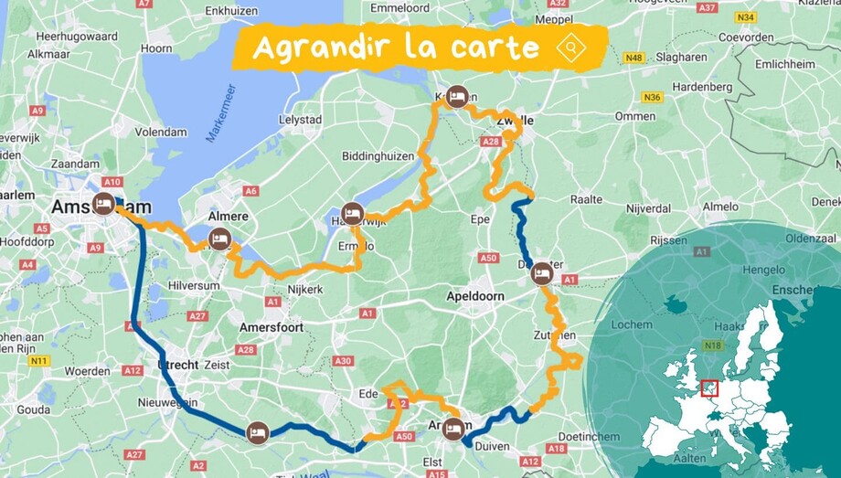 Itinéraire merveilles de la Hanse à vélo