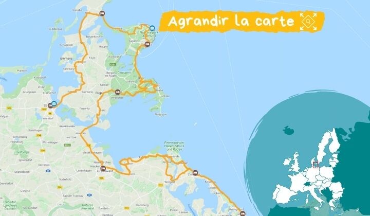 Itinéraire Les Joyaux de la Baltique  îles de Rügen et d’Usedom