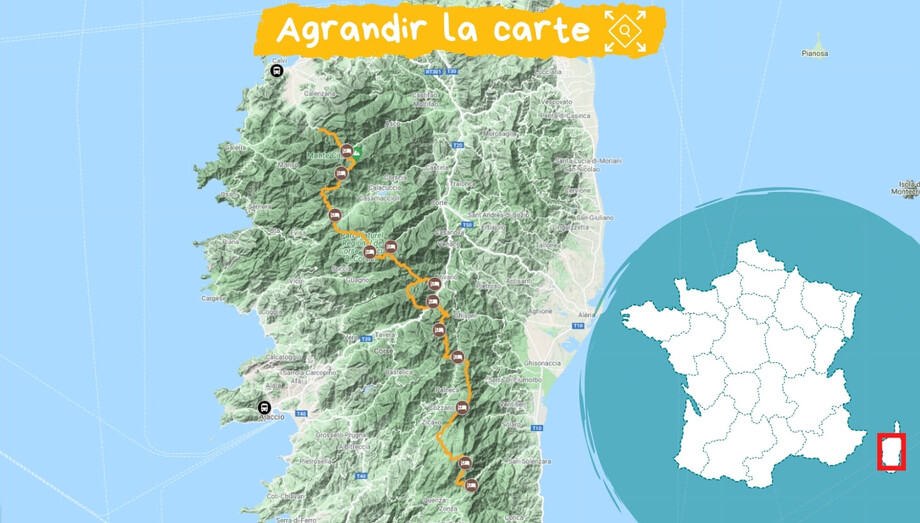 Itinéraire Corse : le GR20 Sud et Nord sans portage