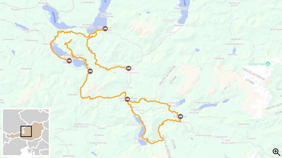 Les lacs du Salzkammergut itinéraire randonnée