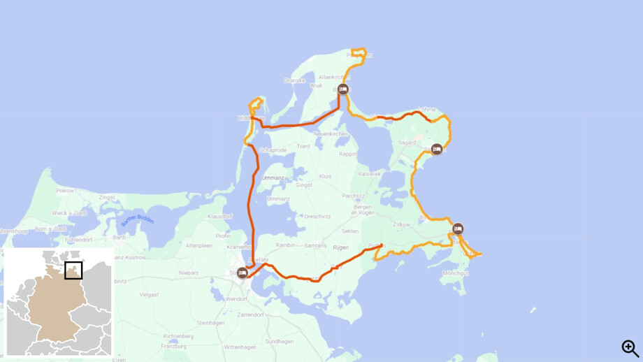 Rêveries en mer Baltique sur l'île de Rügen itinéraire randonnée