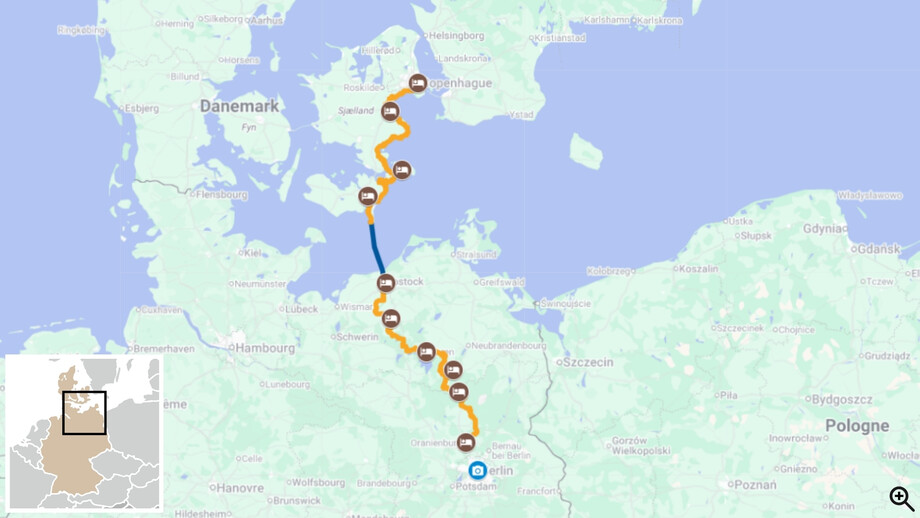 De Berlin à Copenhague à vélo
