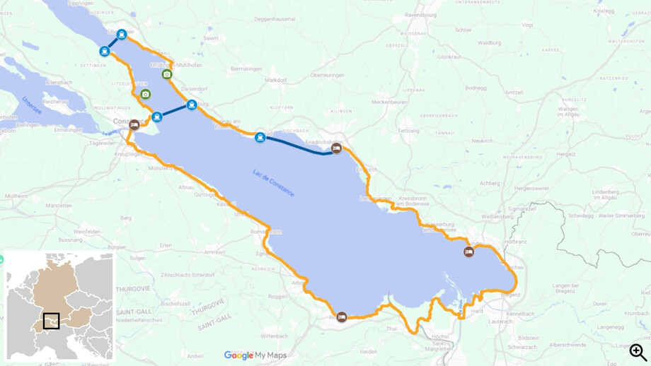 Lac de Constance à vélo en famille