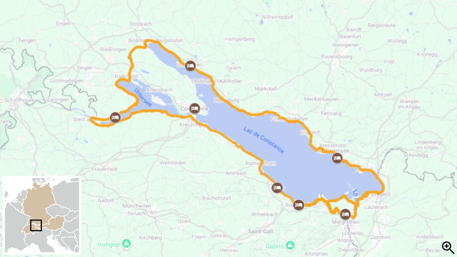 Tour du lac de Constance à vélo