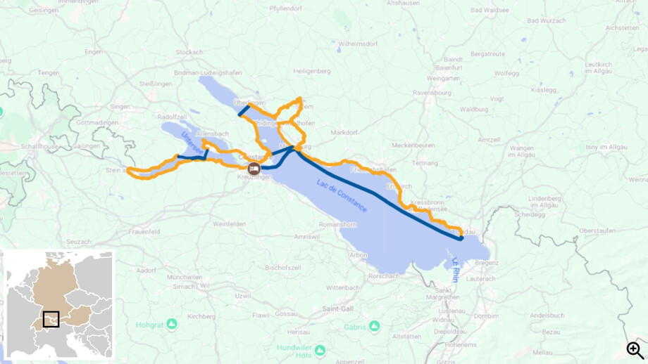 Lac de Constance : séjour les pieds dans l'eau itinéraire vélo