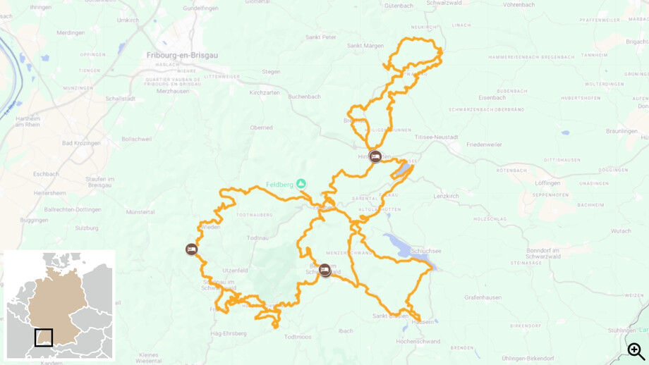 Tour de la Haute Forêt-Noire à VTT électrique