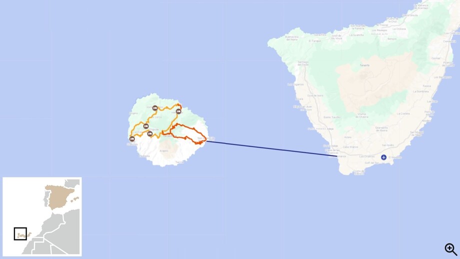 randonnée la gomera itinéraire 