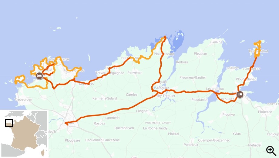 Carte itinéraire FRAGP0005