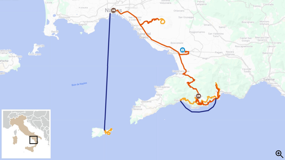 trek cote amalfitaine avec un guide