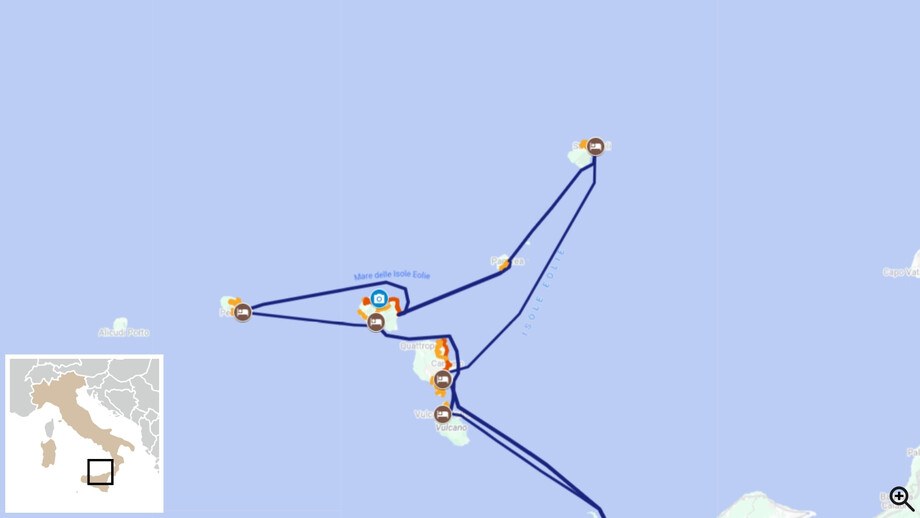 Îles Éoliennes Sicile trek itinéraire