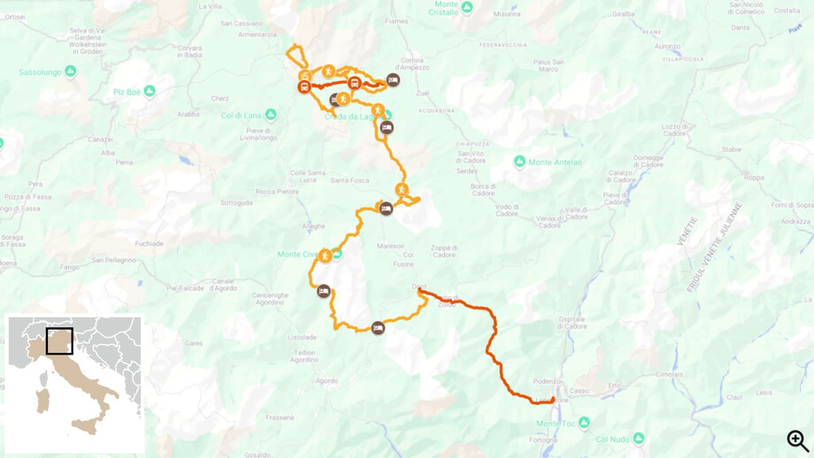 La traversée des Dolomites à pied par l'Alta Via 1 itinéraire en randonnée